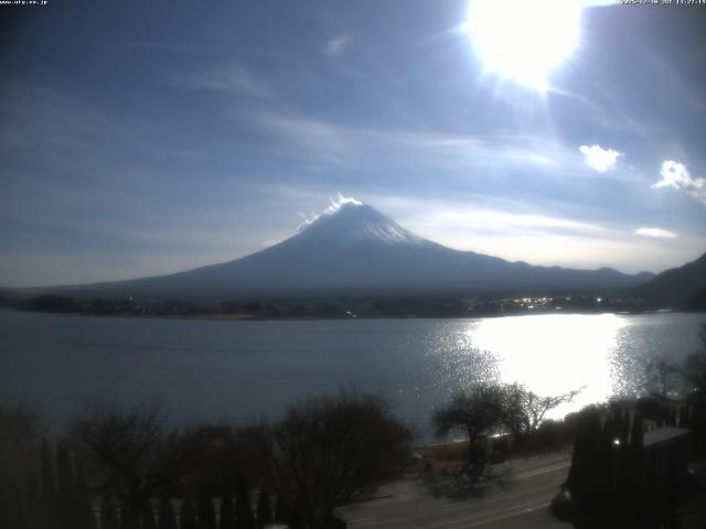 河口湖からの富士山