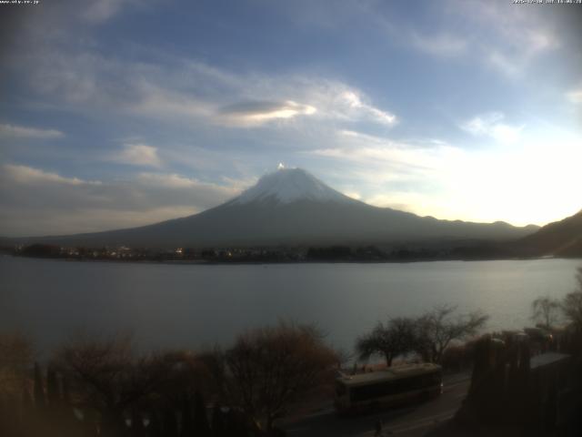 河口湖からの富士山