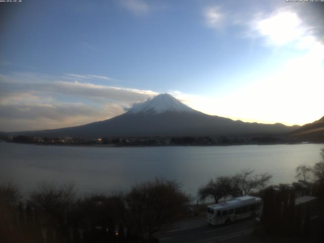 河口湖からの富士山
