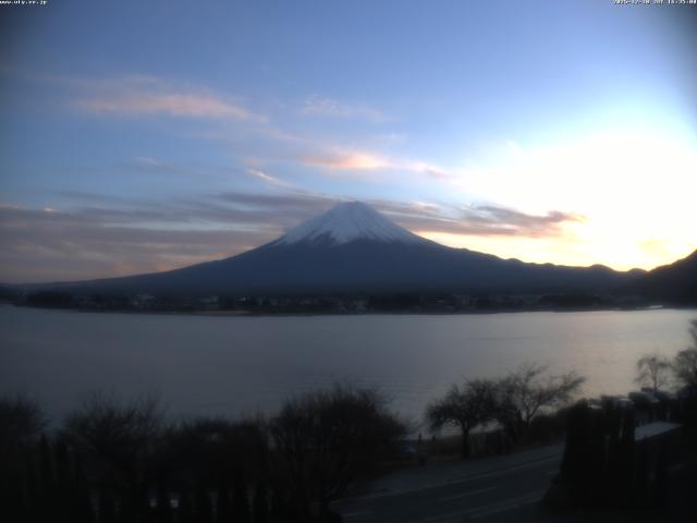 河口湖からの富士山