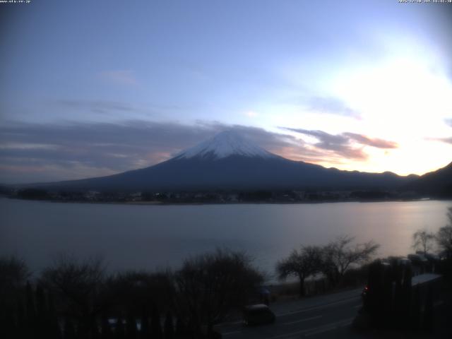 河口湖からの富士山