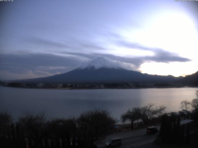 河口湖からの富士山