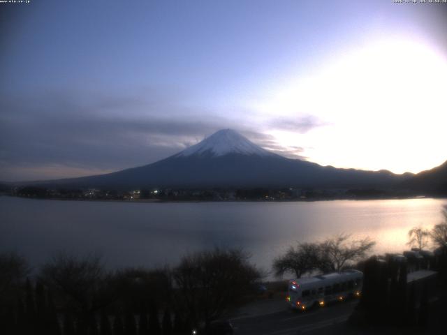 河口湖からの富士山