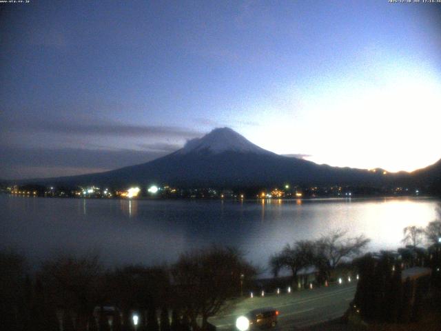 河口湖からの富士山