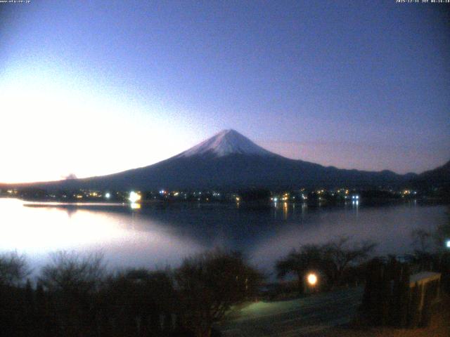 河口湖からの富士山