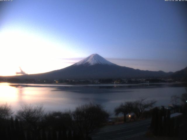 河口湖からの富士山