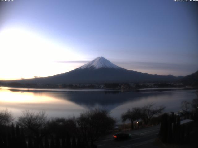 河口湖からの富士山