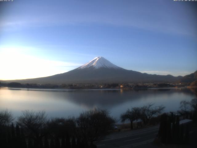 河口湖からの富士山