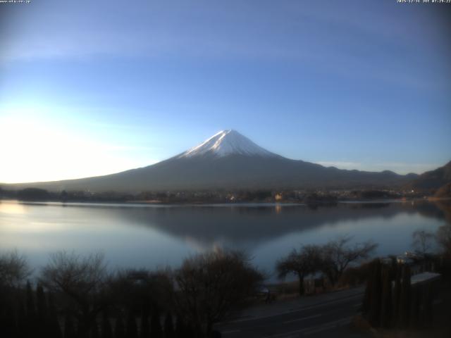 河口湖からの富士山