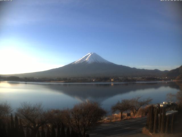 河口湖からの富士山