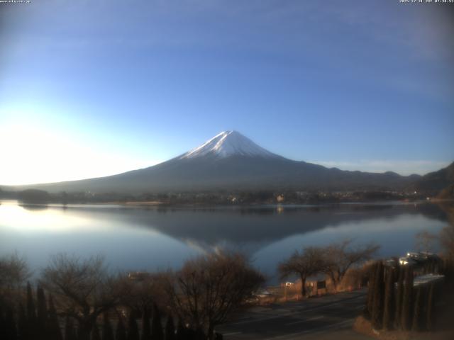 河口湖からの富士山