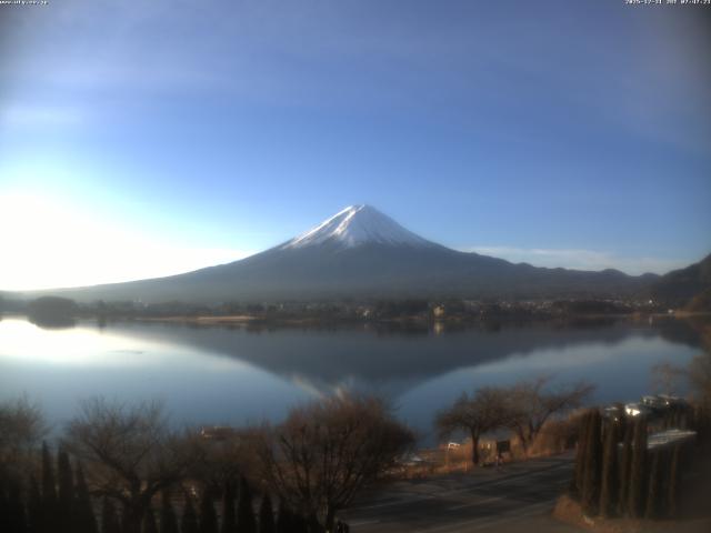 河口湖からの富士山