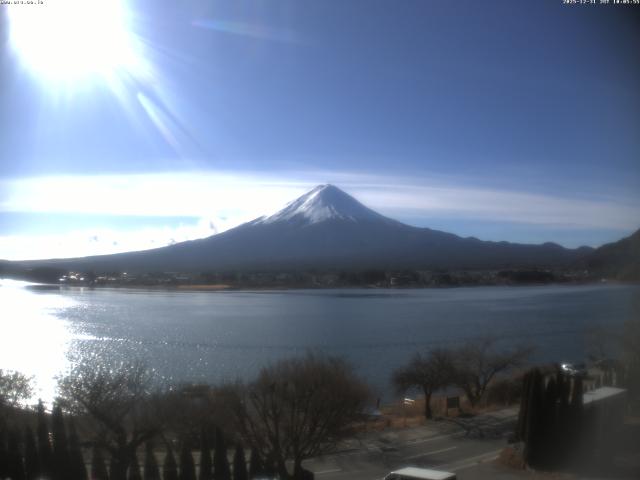 河口湖からの富士山
