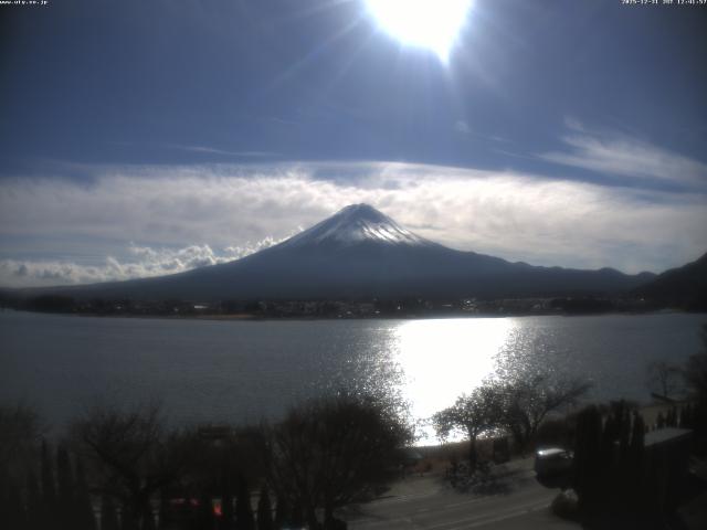 河口湖からの富士山