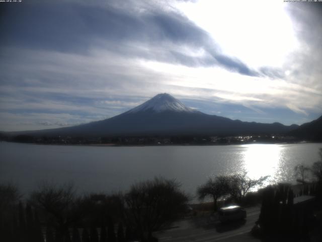 河口湖からの富士山
