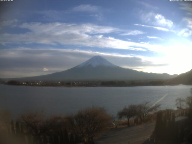 河口湖からの富士山