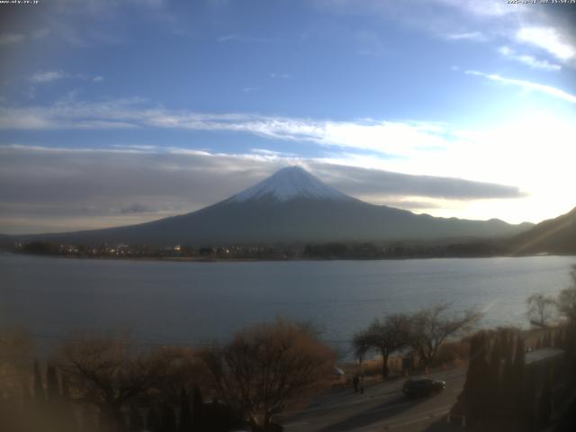 河口湖からの富士山