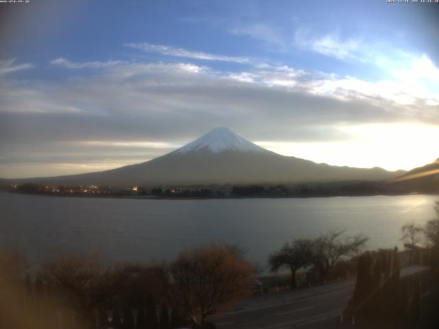 河口湖からの富士山