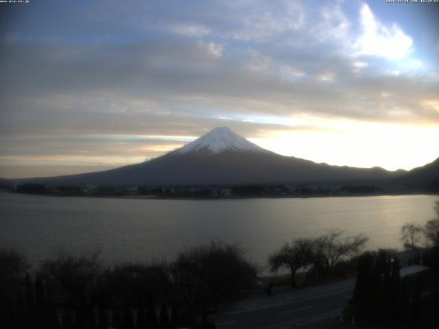 河口湖からの富士山