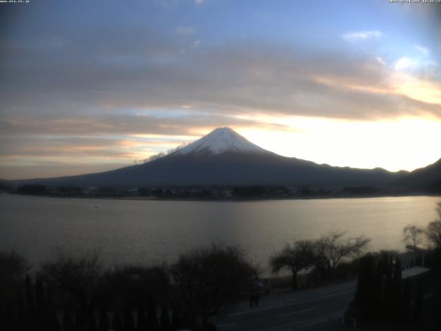 河口湖からの富士山