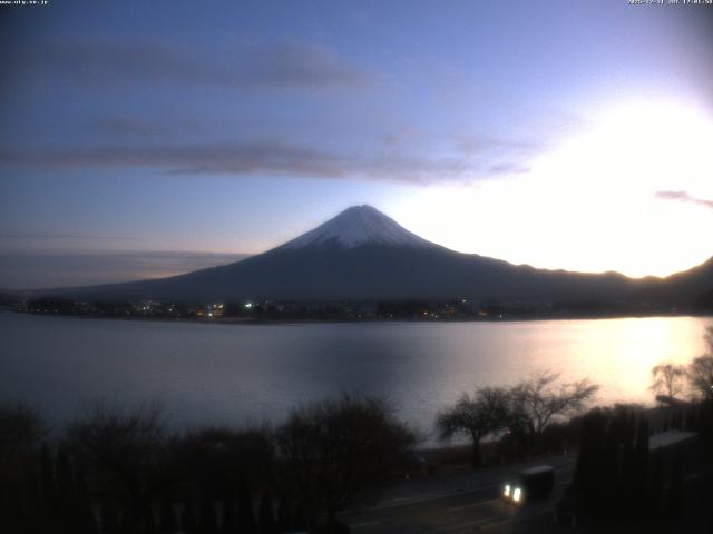 河口湖からの富士山
