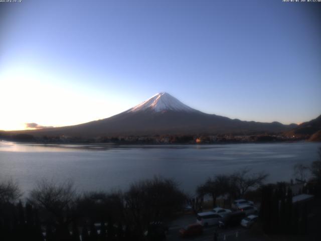 河口湖からの富士山