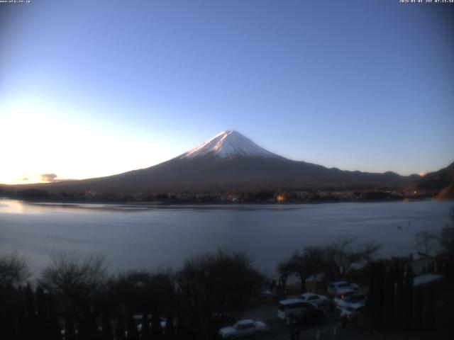 河口湖からの富士山