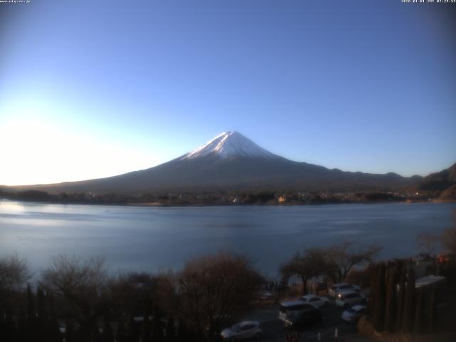 河口湖からの富士山