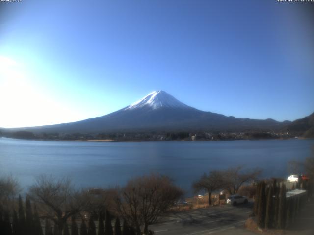 河口湖からの富士山