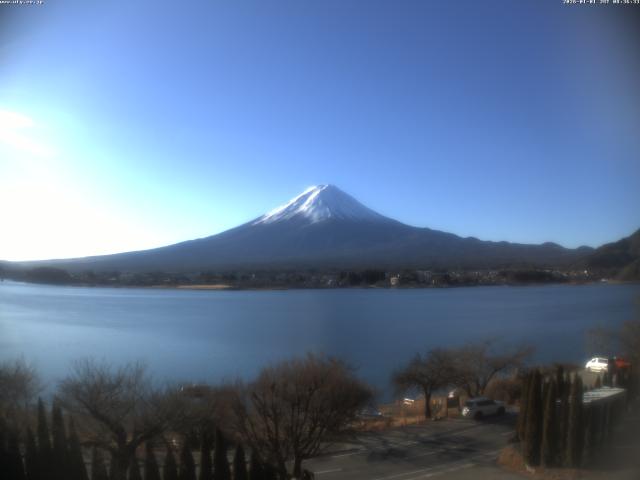河口湖からの富士山