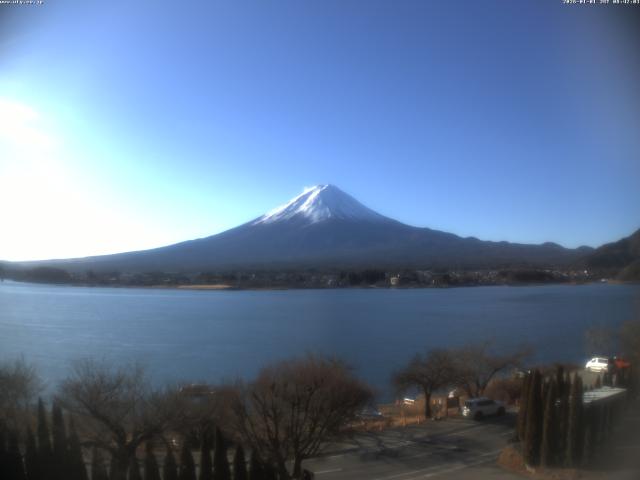 河口湖からの富士山