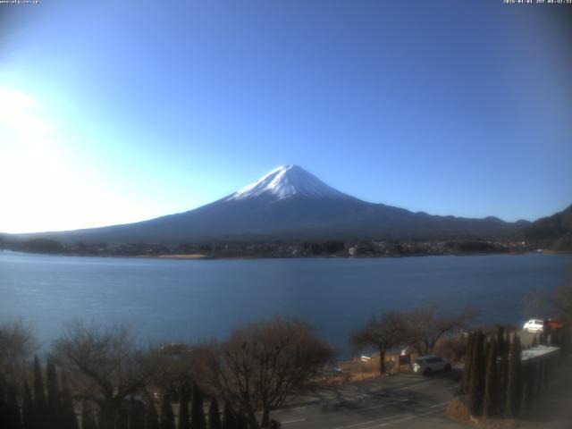 河口湖からの富士山