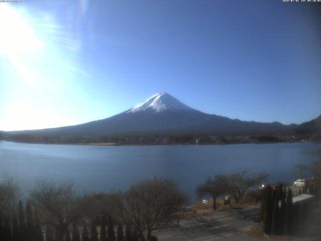 河口湖からの富士山