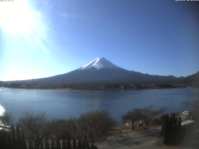 河口湖からの富士山
