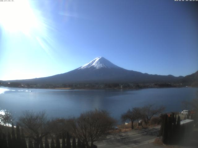 河口湖からの富士山