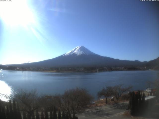 河口湖からの富士山