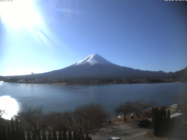 河口湖からの富士山