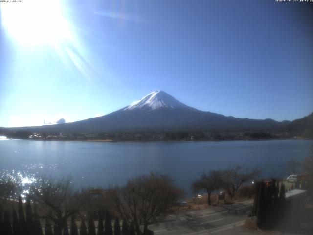 河口湖からの富士山