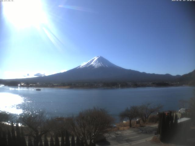 河口湖からの富士山