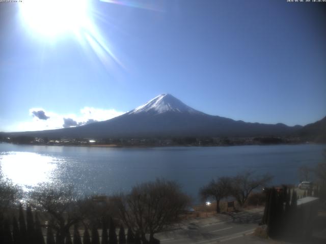 河口湖からの富士山