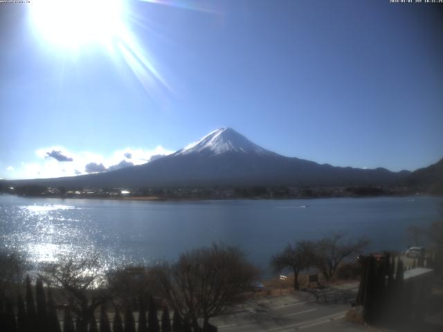 河口湖からの富士山