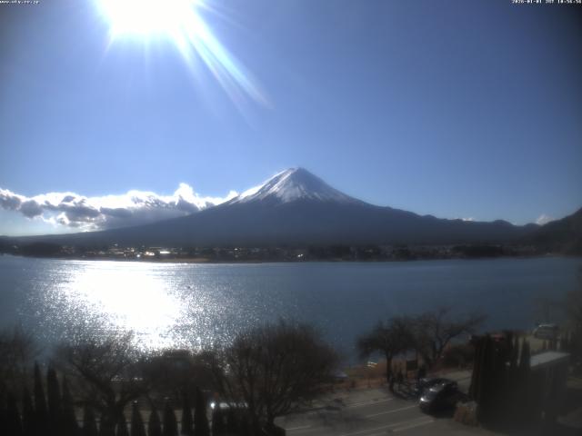 河口湖からの富士山