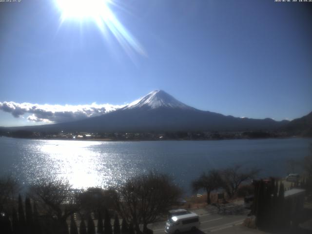 河口湖からの富士山
