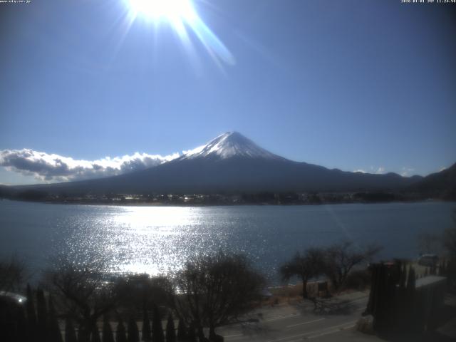 河口湖からの富士山
