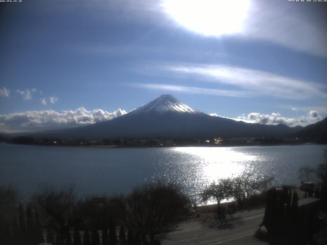 河口湖からの富士山
