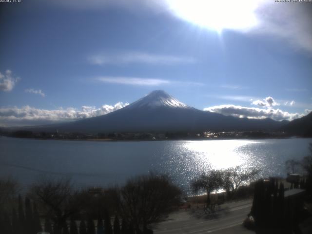 河口湖からの富士山