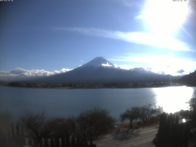 河口湖からの富士山