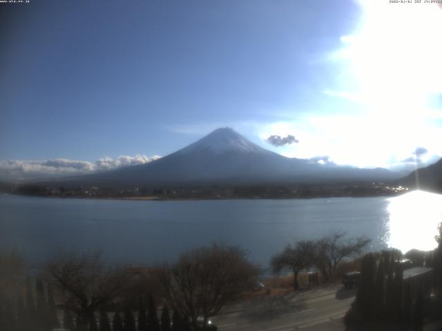 河口湖からの富士山