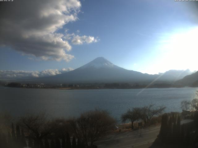 河口湖からの富士山