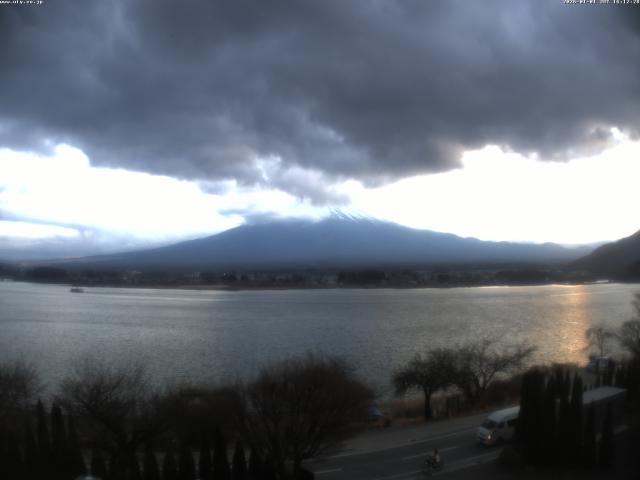 河口湖からの富士山